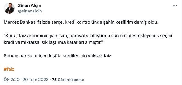 Merkez Bankası'nın faiz kararına ünlü ekonomistlerden ilk yorum ve tepkiler: İşte o değerlendirmeler 5